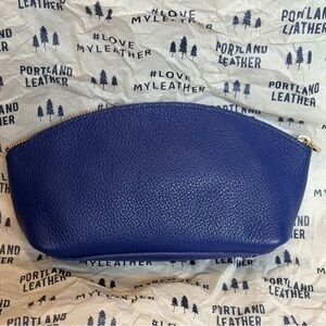 Eclipse Pouch Molino Blue Portland Leather Goods